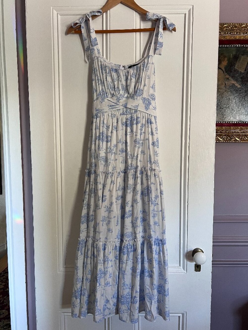 Trixxi Toile Tree Print Dress